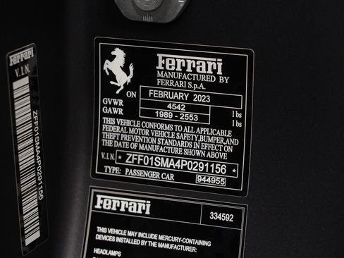 Used 2023 Ferrari 296 GTS RWD image 38