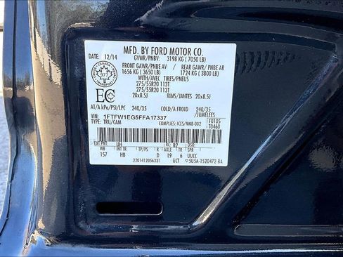 Used 2015 Ford F150 Lariat w/ Equipment Group 502A Luxury AWD/4WD image 38