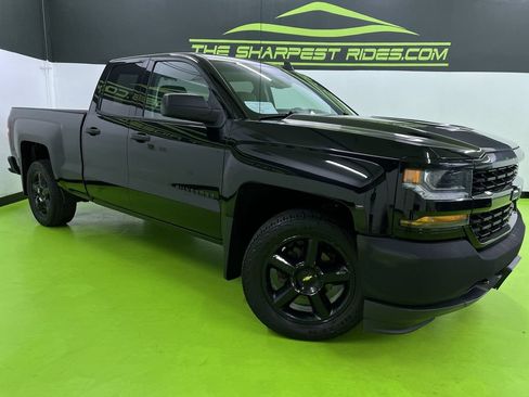Used 2017 Chevrolet Silverado 1500 W/T w/ Black Out Edition AWD/4WD image 1