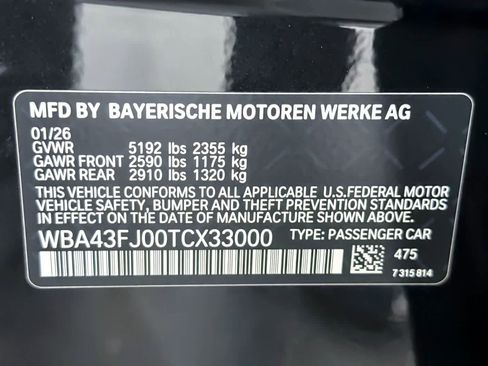 New 2026 BMW 530i w/ M Sport Package RWD image 26