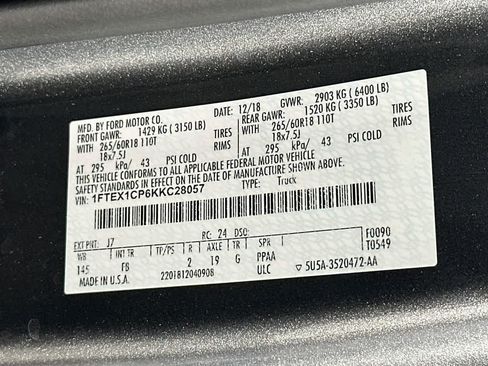 Certified 2019 Ford F150 XLT w/ Equipment Group 302A Luxury RWD image 23