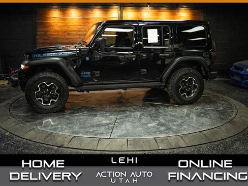 Used 2022 Jeep Wrangler Unlimited Rubicon 4xe w/ Cold Weather Group image 1
