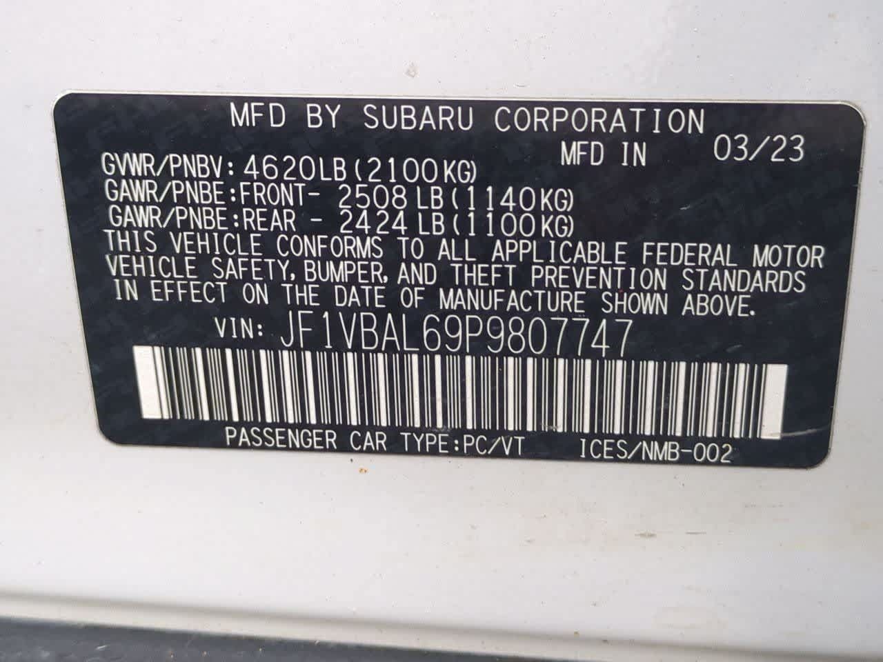 Used 2023 Subaru WRX Limited AWD/4WD image 36