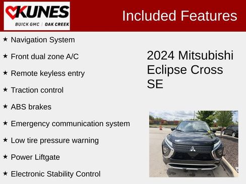 Used 2024 Mitsubishi Eclipse Cross SE AWD/4WD image 2