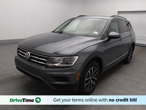 Used 2021 Volkswagen Tiguan SE w/ Panoramic Sunroof Package FWD image 1