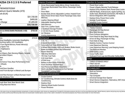 Used 2025 MAZDA CX-5 AWD 2.5 S image 5