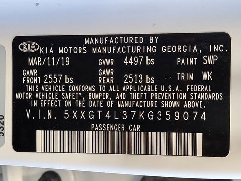 Used 2019 Kia Optima S w/ S Panoramic Sunroof Package FWD image 33