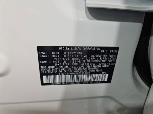 New 2026 Subaru Ascent Limited image 29