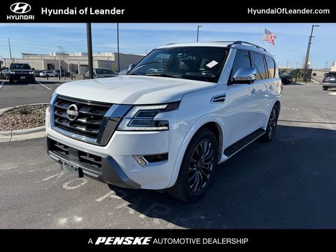 Used 2021 Nissan Armada Platinum w/ Captain's Chairs Package image 1