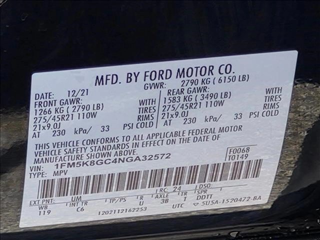 Used 2022 Ford Explorer ST w/ Equipment Group 401A AWD/4WD image 20