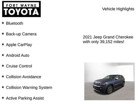 Used 2021 Jeep Grand Cherokee Limited w/ Sun & Sound Group image 7
