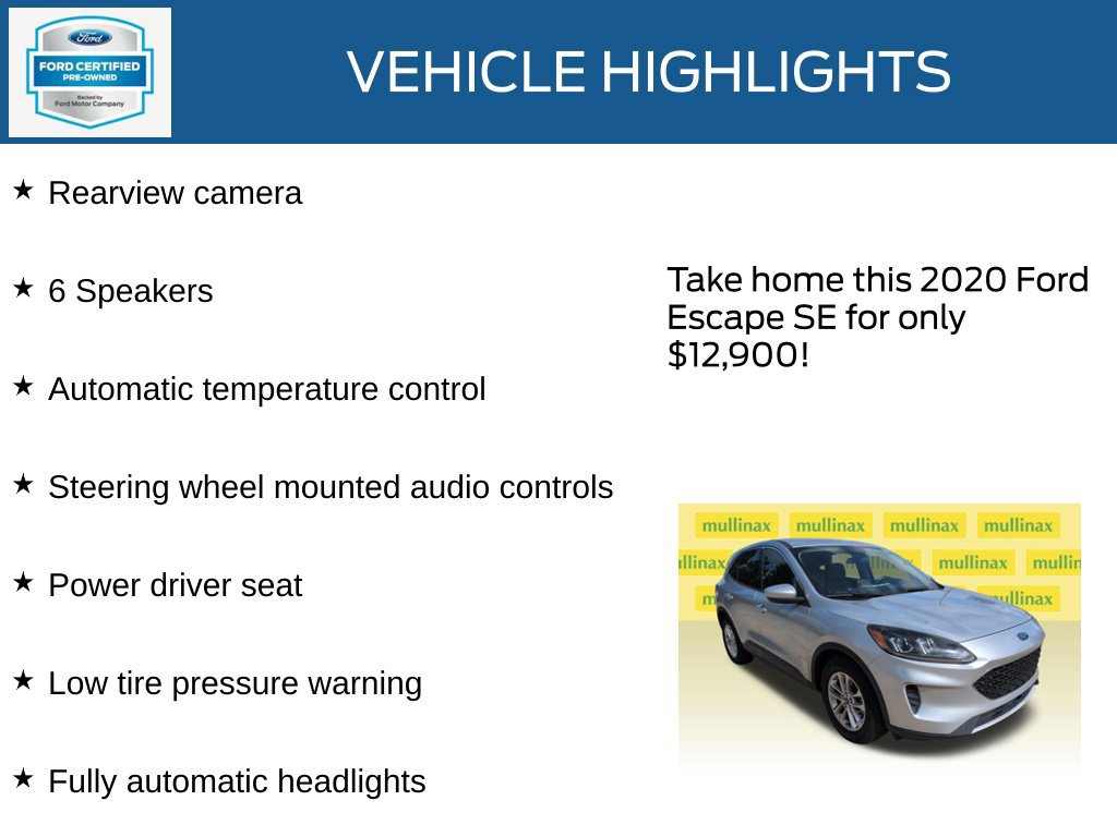 Used 2020 Ford Escape SE FWD image 23
