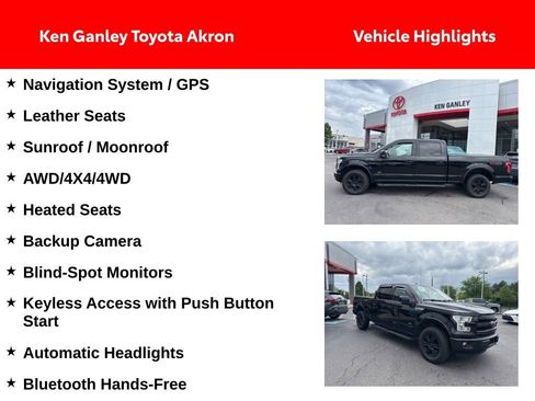 Used 2016 Ford F150 Lariat w/ Equipment Group 502A Luxury AWD/4WD image 2