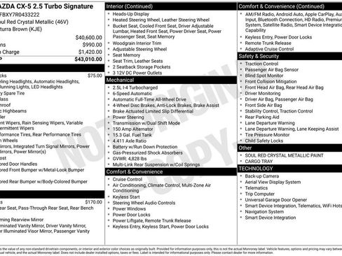 Used 2024 MAZDA CX-5 Signature AWD/4WD image 3