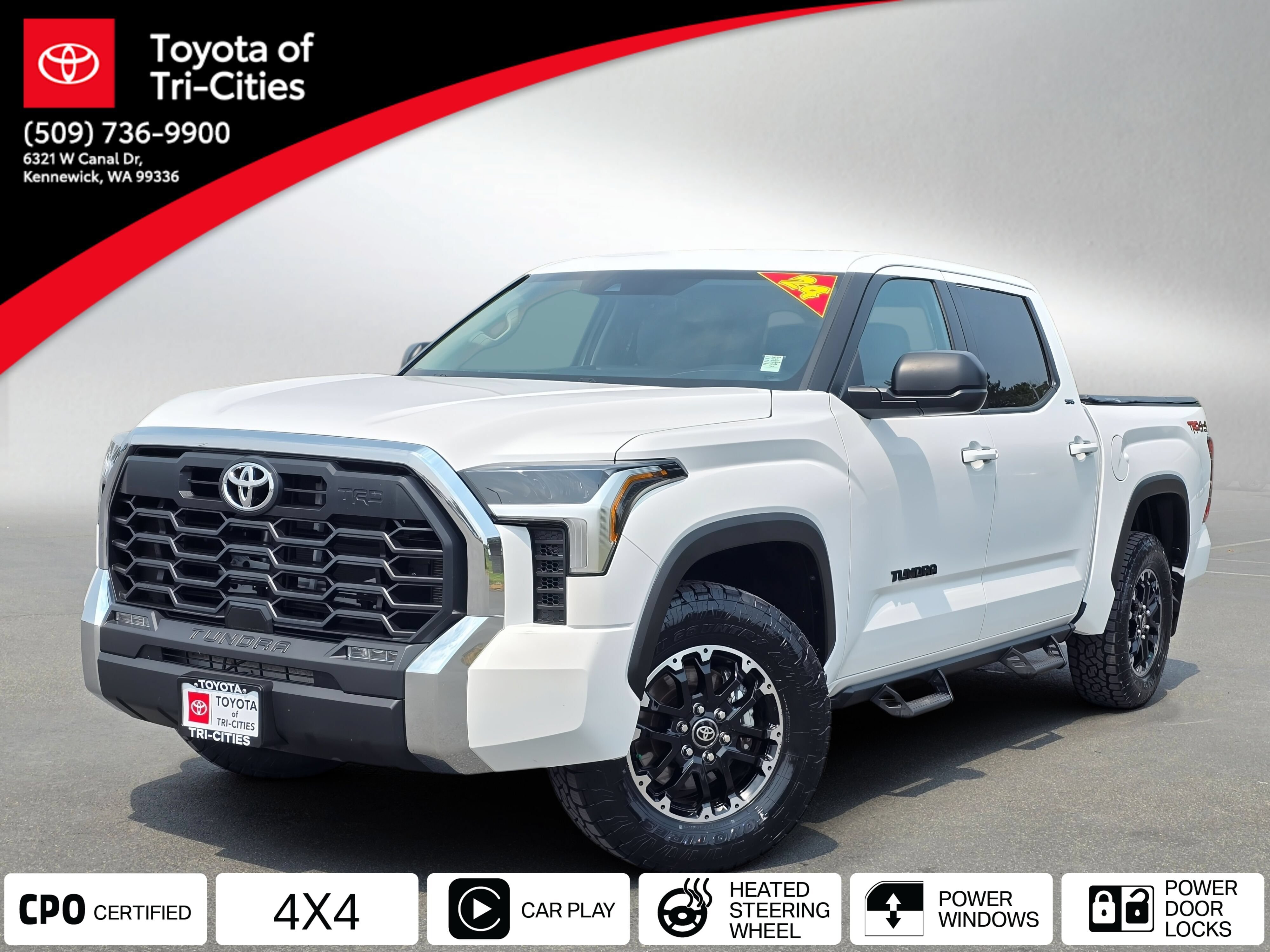 Certified 2024 Toyota Tundra SR5 w/ TRD Off-Road Package AWD/4WD image 1