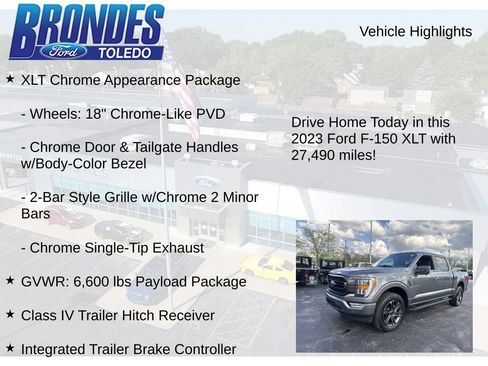 Used 2023 Ford F150 XLT w/ Equipment Group 302A High AWD/4WD image 32