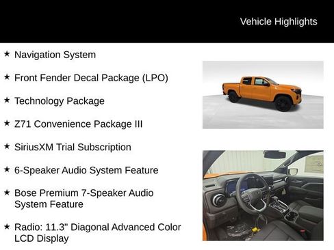 New 2025 Chevrolet Colorado Z71 w/ Technology Package image 27