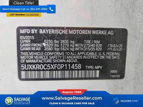 Used 2015 BMW X5 xDrive35i w/ Premium Package AWD/4WD image 16