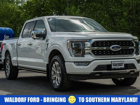 Used 2021 Ford F150 Platinum w/ Trailer Tow Package AWD/4WD image 59