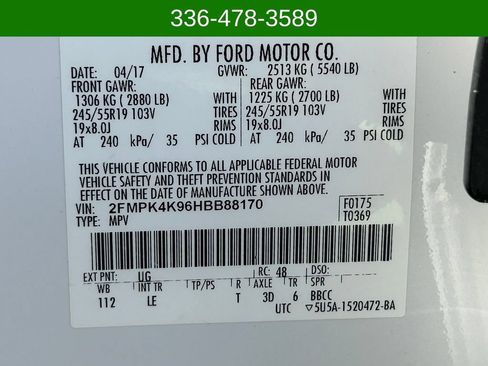 Used 2017 Ford Edge Titanium w/ Technology Package AWD/4WD image 12