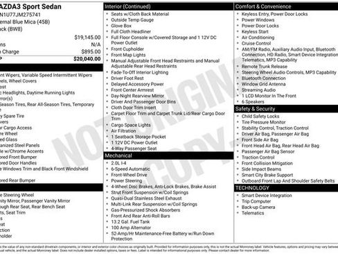 Used 2018 MAZDA MAZDA3 Sport image 23