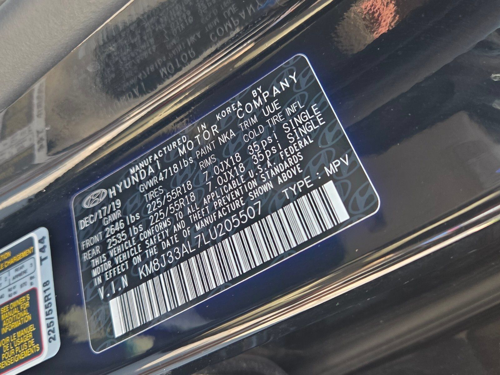 Used 2020 Hyundai Tucson Limited w/ Cargo Package FWD image 17