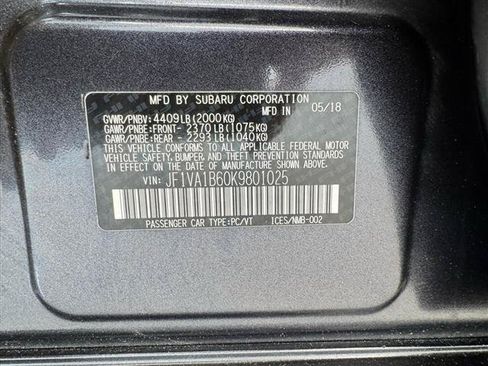 Used 2019 Subaru WRX Premium w/ Performance Package AWD/4WD image 40