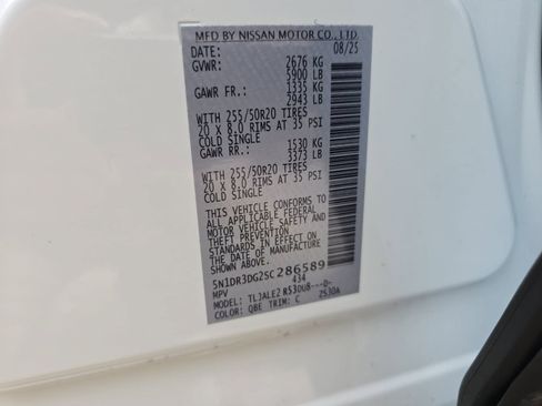 Used 2025 Nissan Pathfinder Platinum w/ Cargo Package FWD image 23