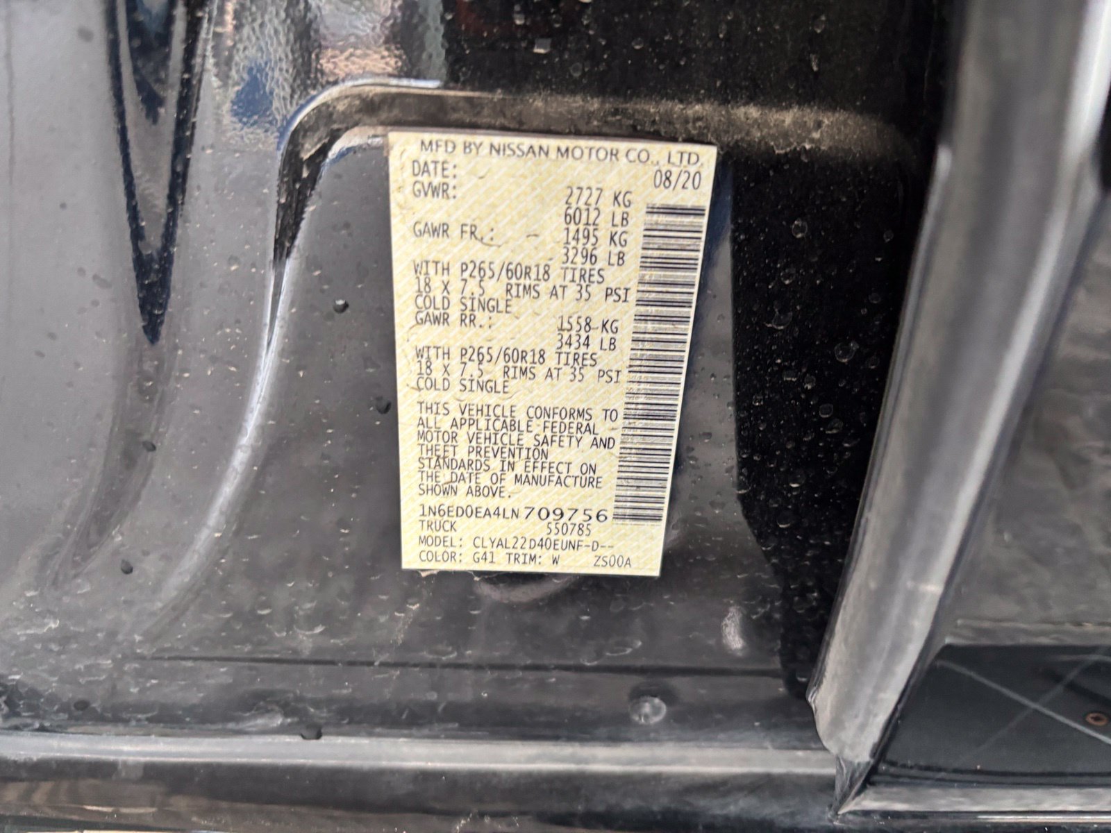 Used 2020 Nissan Frontier SV w/ Midnight Edition Floor Mats RWD image 15
