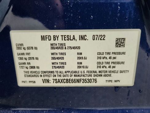 Used 2022 Tesla Model X Plaid AWD/4WD image 25