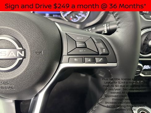 New 2025 Nissan Sentra SV w/ All-Weather Package image 14