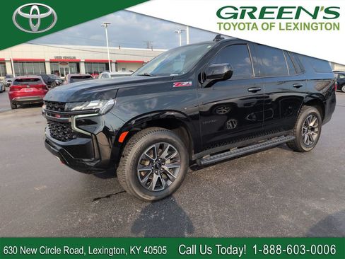 Used 2021 Chevrolet Tahoe Z71 w/ Rear Media and Nav Package AWD/4WD image 1