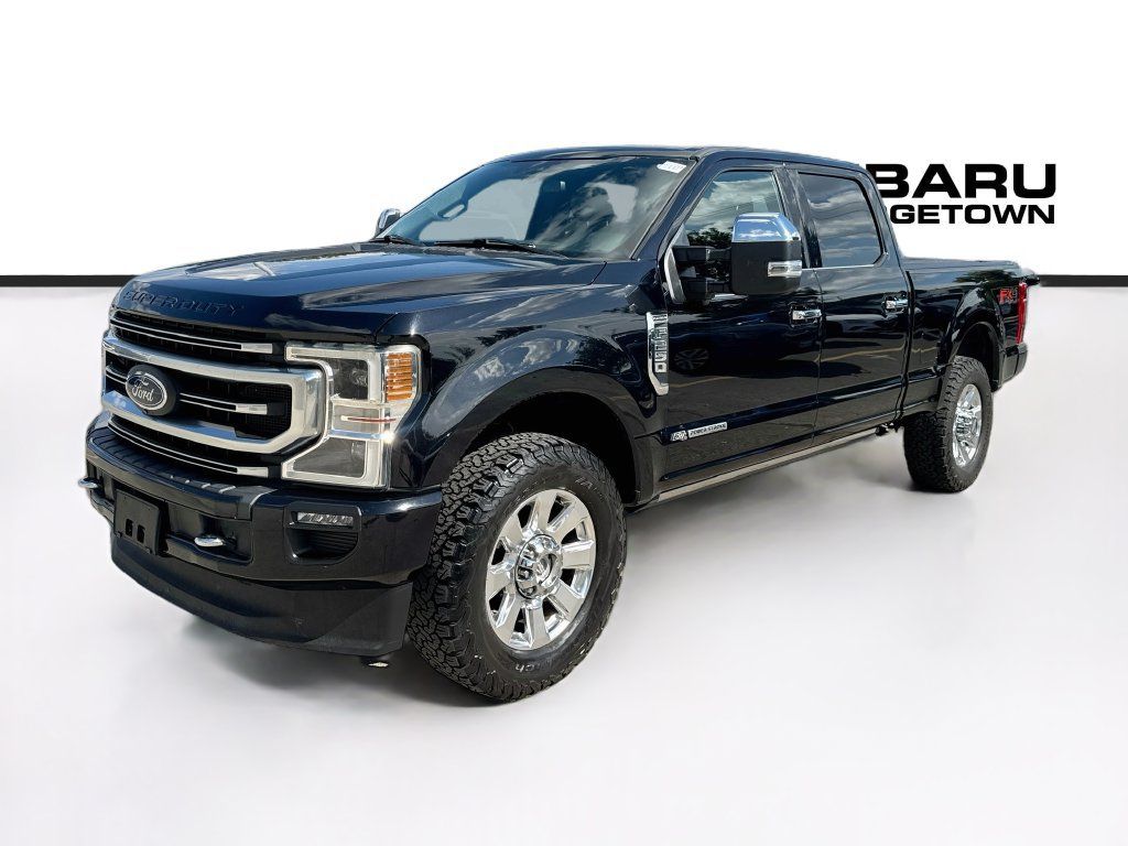 Used 2021 Ford F250 Platinum w/ FX4 Off-Road Package AWD/4WD image 3