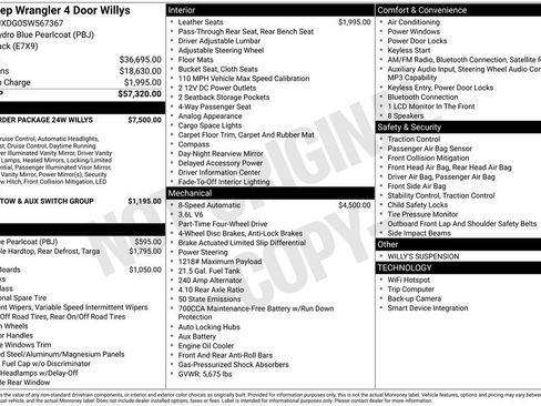 Used 2025 Jeep Wrangler Unlimited Sport AWD/4WD image 30