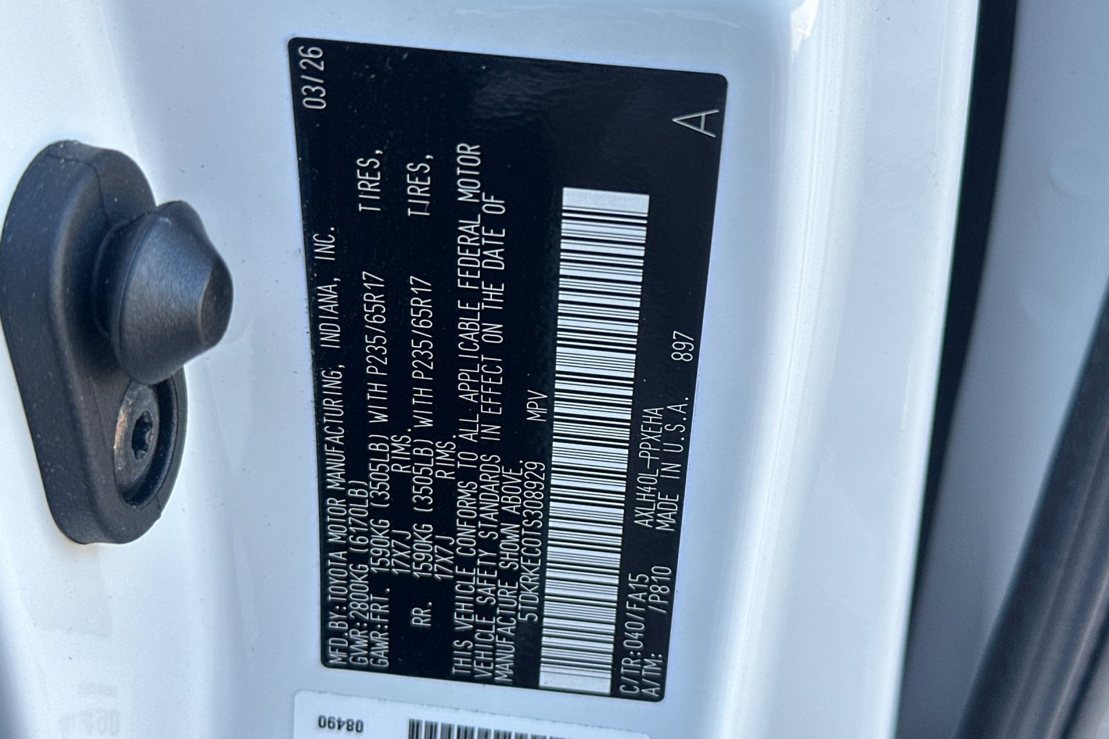 Certified 2026 Toyota Sienna LE FWD image 56