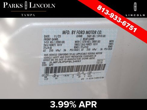 Used 2023 Lincoln Nautilus Black Label image 16