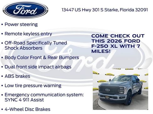 New 2026 Ford F250 XL w/ STX Appearance Package image 25