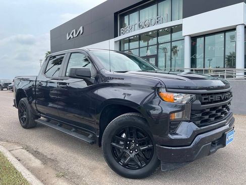 Used 2023 Chevrolet Silverado 1500 Custom w/ LPO, Dark Essentials Package RWD image 1