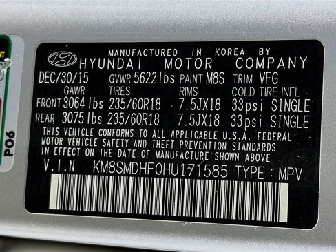 Used 2017 Hyundai Santa Fe SE image 37