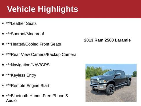 Used 2013 RAM 2500 Laramie w/ Convenience Group AWD/4WD image 4