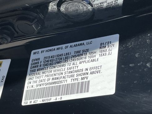 Used 2021 Honda Pilot EX-L image 9