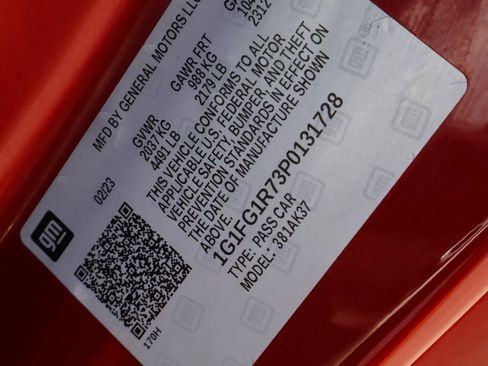 Used 2023 Chevrolet Camaro SS RWD image 23