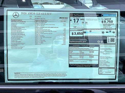 New 2026 Mercedes-Benz GLE 63 AMG S image 14