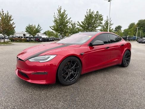 Used 2021 Tesla Model S Plaid AWD/4WD image 3