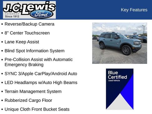 Certified 2022 Ford Bronco Sport Big Bend AWD/4WD image 31
