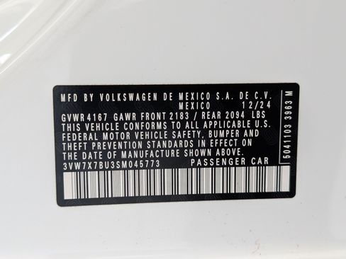 Used 2025 Volkswagen Jetta SE w/ Sunroof Package FWD image 37