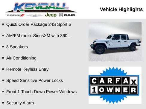 Certified 2024 Jeep Gladiator Sport image 3