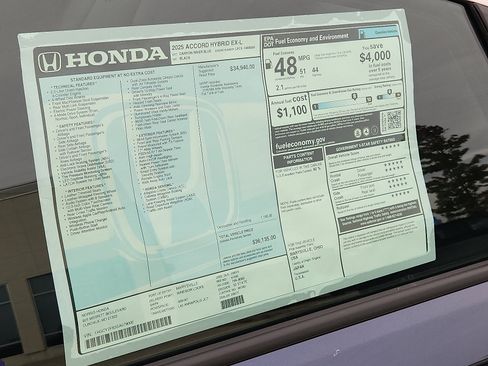 New 2025 Honda Accord EX-L image 18
