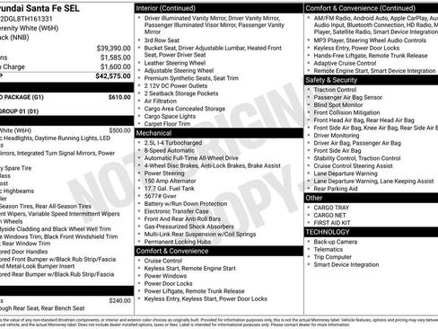 New 2026 Hyundai Santa Fe SEL w/ Tow & Go Package AWD/4WD image 24