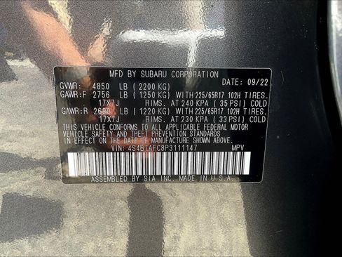 Certified 2023 Subaru Outback Premium image 30